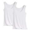 Women's Solid Color Tank Top Seamless Silk Undershirt Sleeveless Shirt