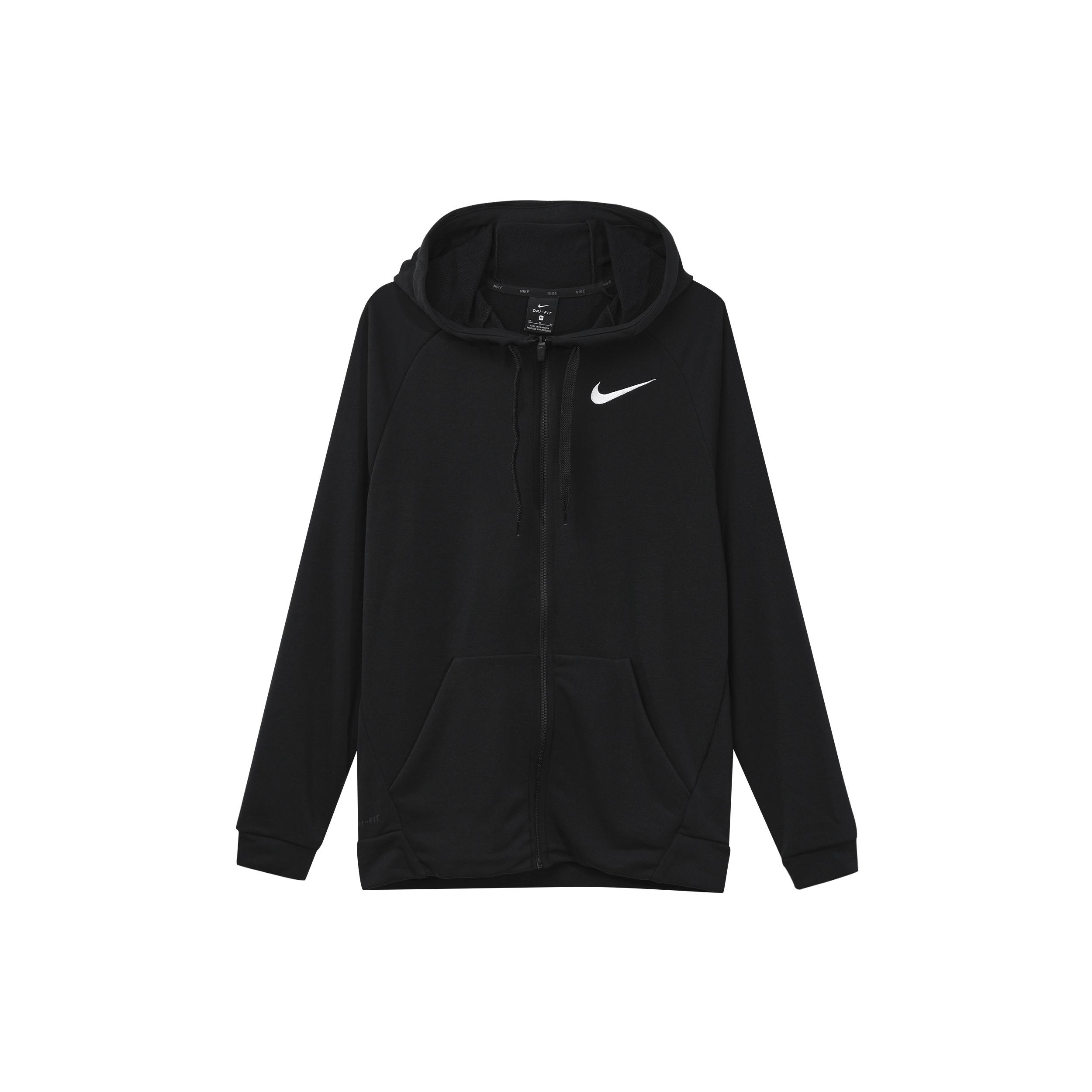 Nike Sports Training Casual Knit hooded Zipper Jacket Black Men s CN9776-010 M