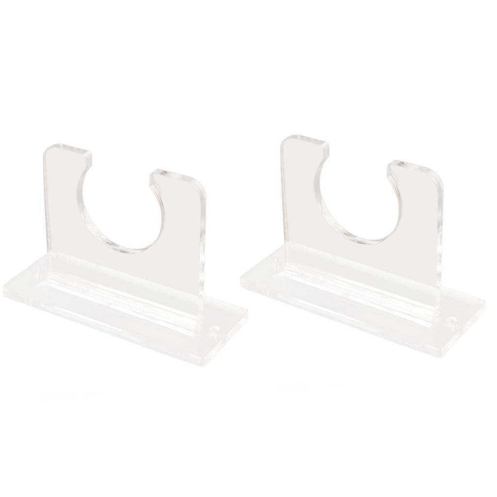 2pcs Baseball Bat Holder for Vertical Display Sturdy Acrylic Bat Hanger Baseball Bat Wall Mount Display Rack