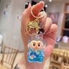 Cartoon Oil Keychain Cute Bunny Bag Small Pendant Internet Celebrity Quicksand Keychain