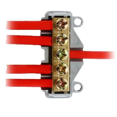 Elektrische Steckverbinder Hohe Leistung Hoher Leistungsteiler Leiter Messing Großer Strom Schnellklemmenblock Verdrahtungssteckverbinder