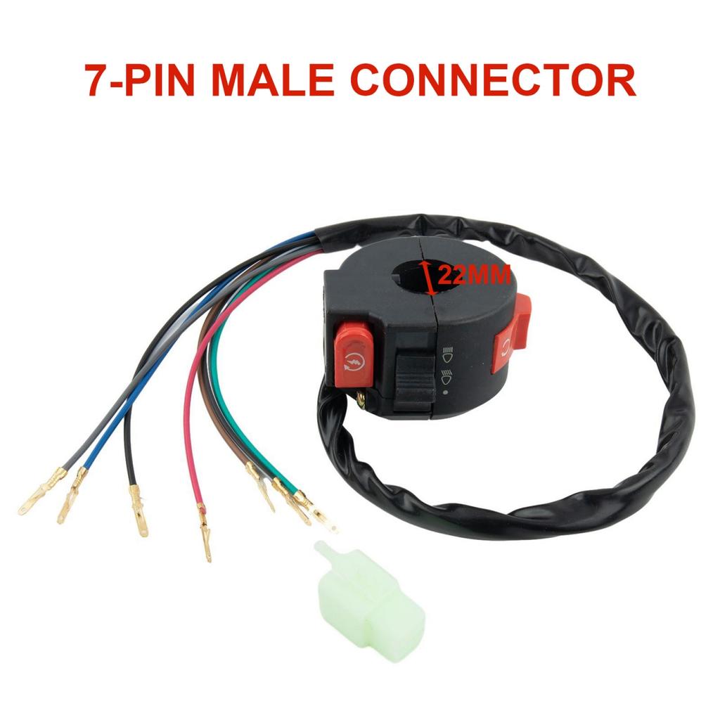 7-pin Male Kill Start Switch Accessories Parts For ATV Quad