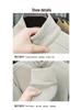 Men's Double-Sided Fleece Half-Zip Hoodie, Stand Collar, Solid Color, Autumn/Winter Fashion, Casual & Warm Top.