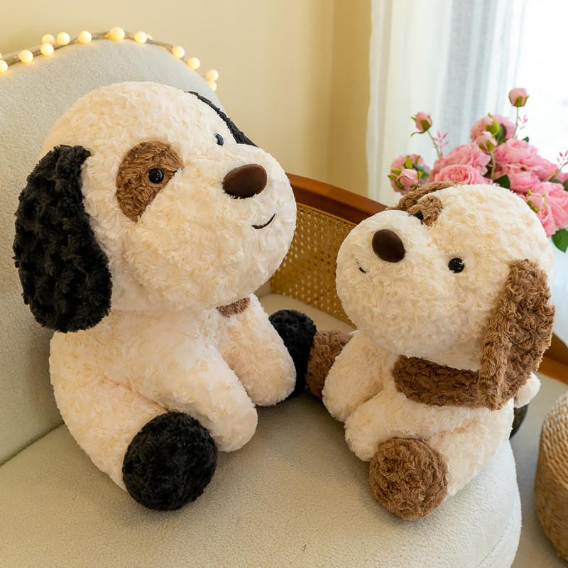 Cute Dog Plush Toy Doll Spotted Dog Stuffed Animal Kids Sleep Doll Gift For Girls