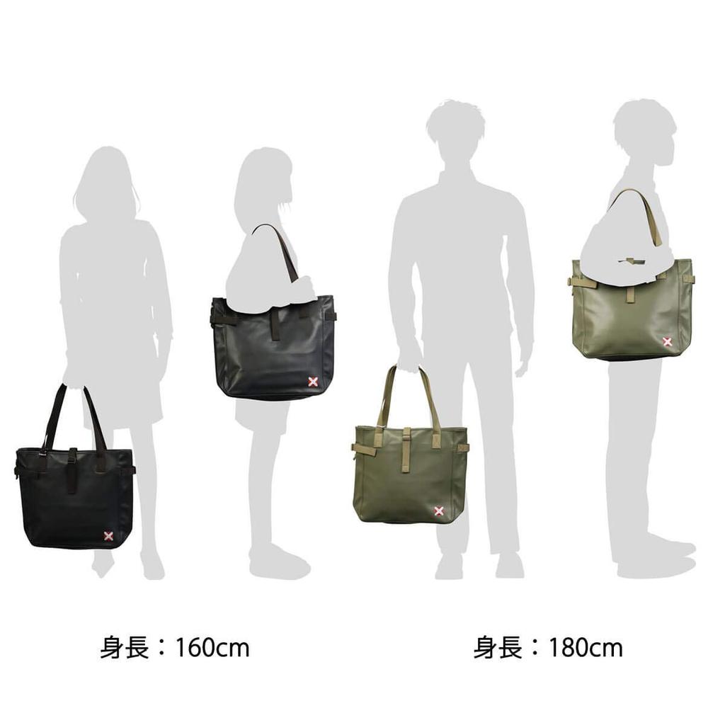 Yoshida Luggage Label Tote Bag Black & Co. [LINER] 951-09247 1.