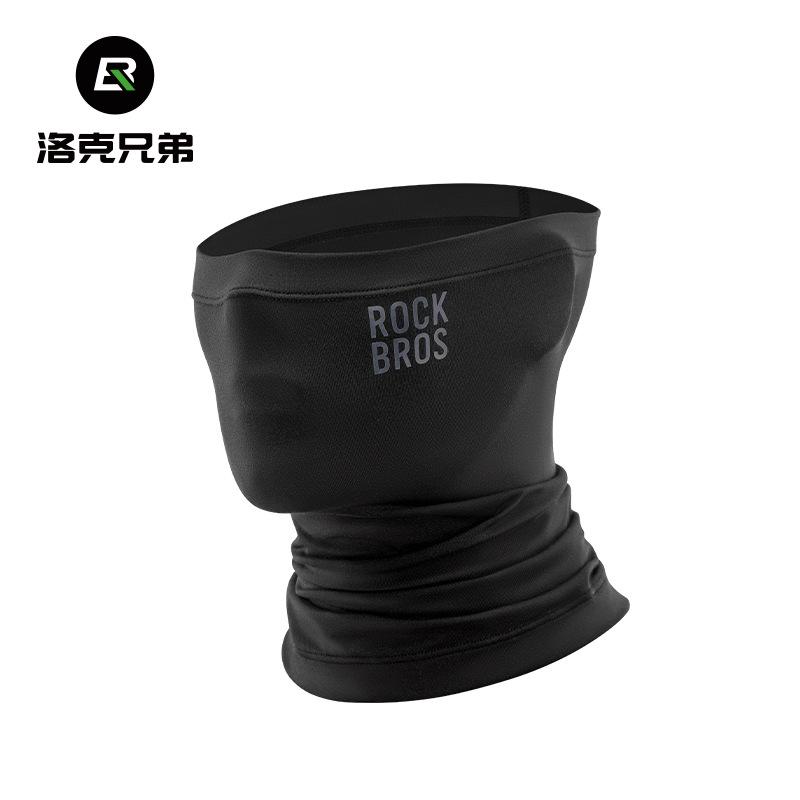 Rock Brothers Cycling Face Mask Fall/Winter Windproof Warm Breathable Fleece Neck Warmer for Men and Women—Outdoor Gear