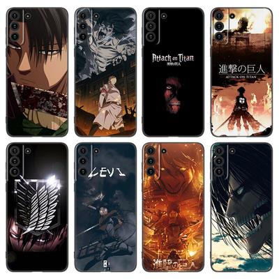 Anime Attack On Titan Phone Case For Samsung Galaxy S20 S21 FE S22 Ultra S10 Lite S10E S9 S8 Plus S7 Edge Soft TPU Black Cover