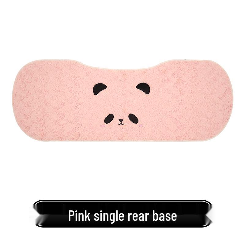 Panda Winter Plush Car Seat Cushion for Toyota bZ3, Corolla, RAV4, Rongfang, bZ5