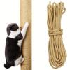 Durable Jute Rope Roll Thick 3 Strand Natural Hemp Cord for Crafts Packaging Tagging Cat Tree DIY Decoration