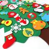 Kids DIY Felt Christmas Tree Merry Christmas Decorations For Home 2025 Christmas Ornaments Navidad Gifts Xmas Tree New Year 2025