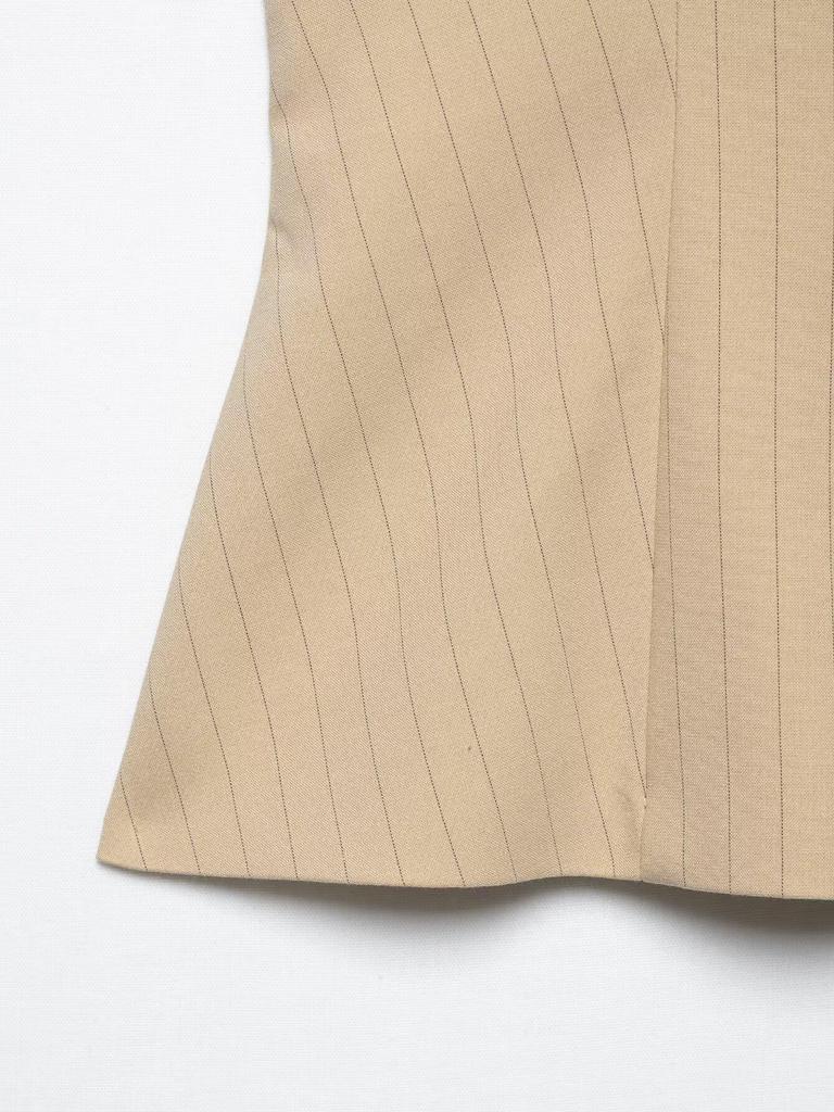 European and American Women's Fashion 2025: Striped Camisole and Skirt Short Set