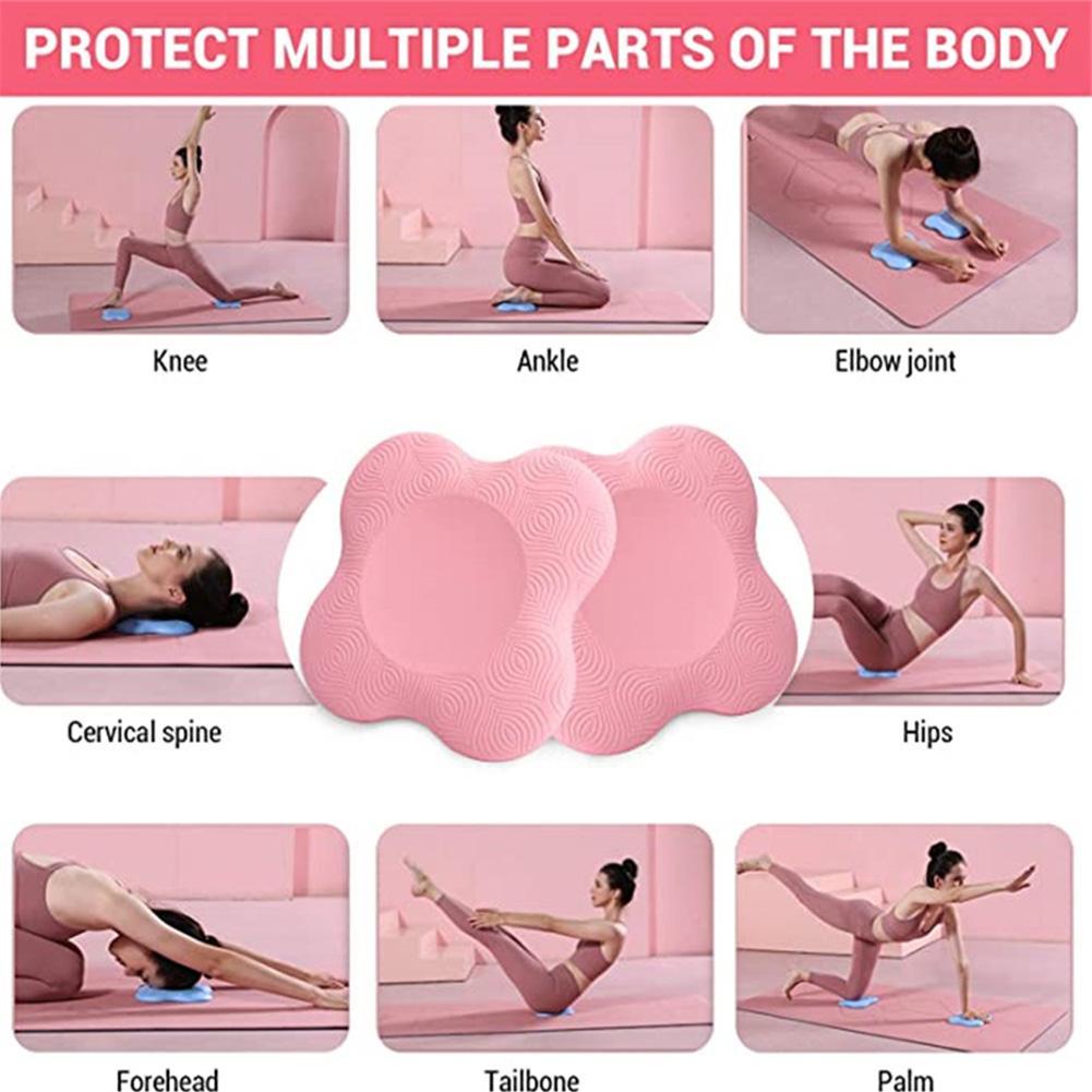 1 Stück Pilates Knie Handgelenk Hand Rutschfest Einfarbige Schutz Ellenbogenpolster Weiche Kniepolster Polster Polster Matte Yoga Unterstützung Rutschfester Schaumstoff Hohe Qualität