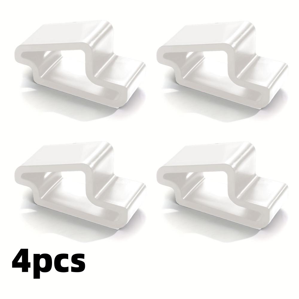 2/4pcs Window Stoppers Anti-Collision Door Clamps Sturdy Plastic Track Clip Fixer Kit Balcony Isolators Indoor Ventilation Tools