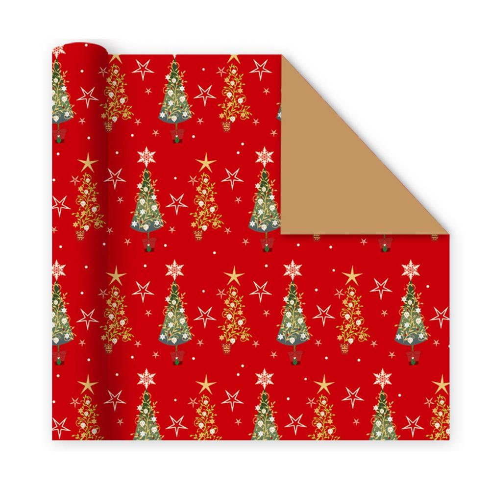 Christmas Tree Gift Wrapping Paper 2025 DIY Craft Paper New Kraft Paper