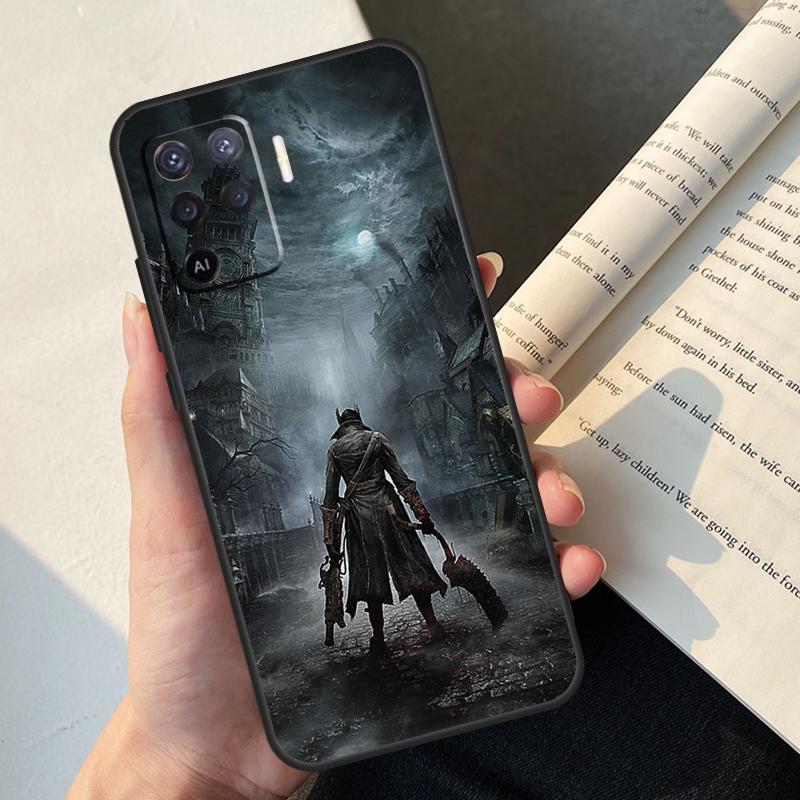 Game Bloodborne Case For Oppo A80 A60 A40 A78 A38 A18 A98 A58 A96 A76 A16 A94 A74 A54 A15 A17 A57 A77 A5 Pro