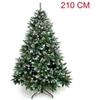YORBAY Artificial Christmas Tree with Stand 210 Cm - Christmas Decoration, Decoration with Snow