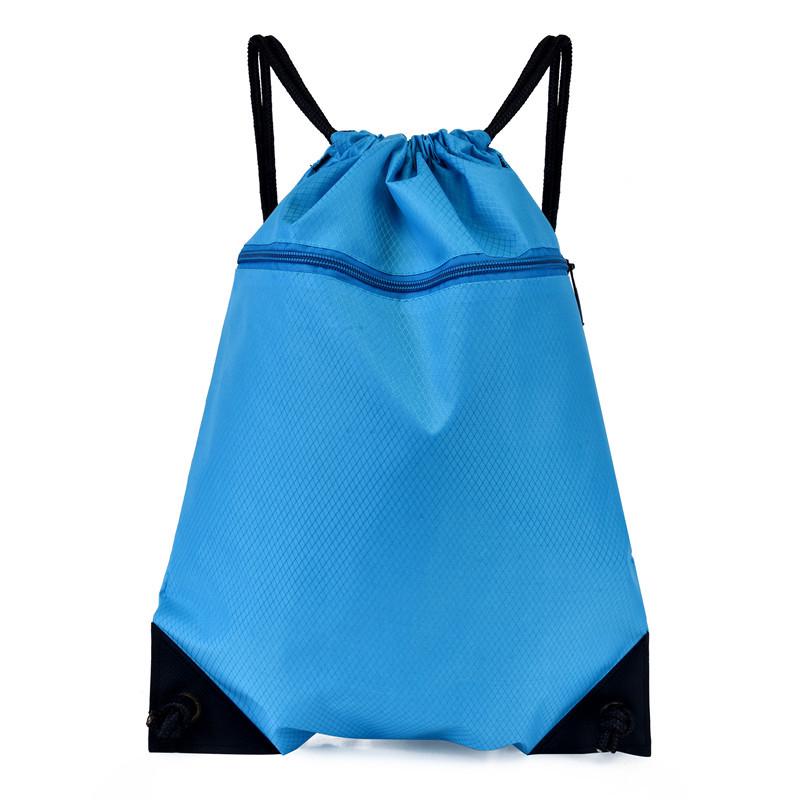 Unisex Oxford Waterproof Drawstring Backpack - Gym & Outdoor Use