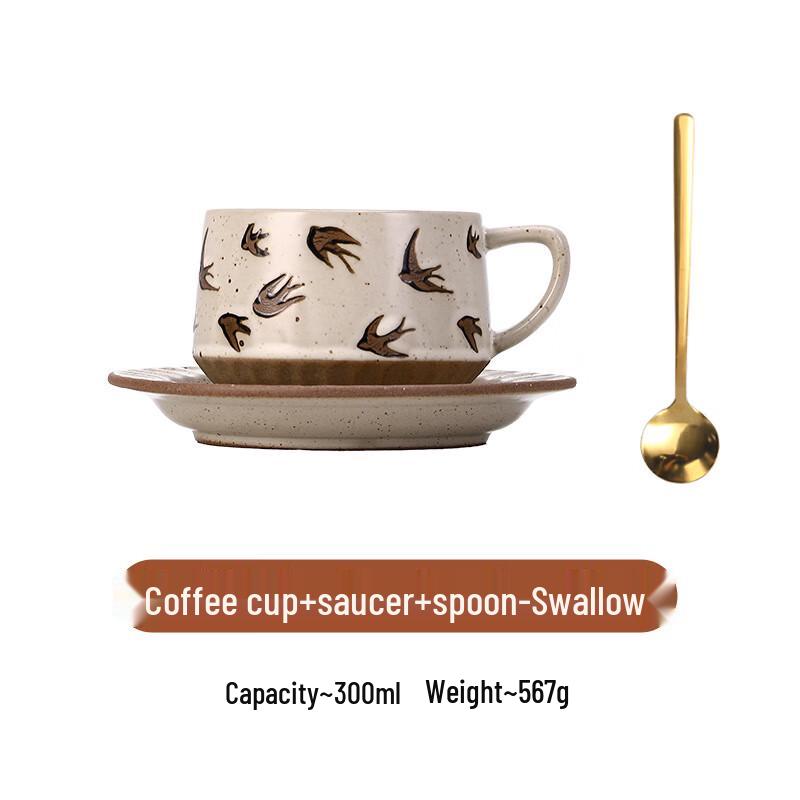 Tiberland Arabesque Ceramic Coffee Cup Set