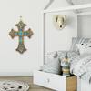 DIY Diamond Painting Cross Pendant Acrylic Rhinestone Hanging Wall Ornaments Kit