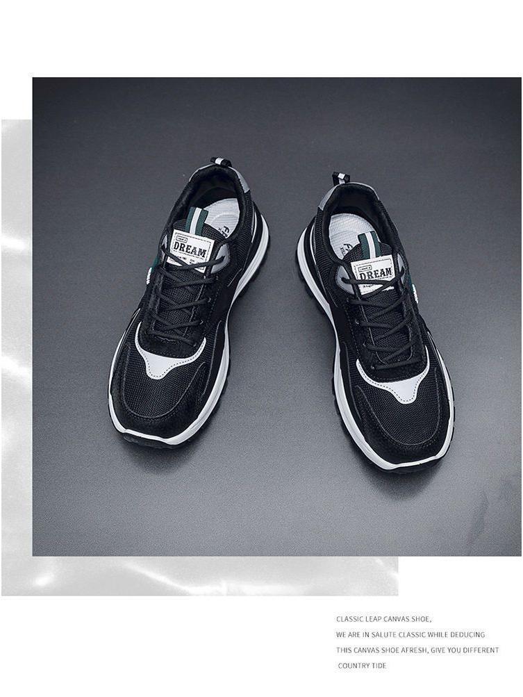 Atmungsaktive Mesh-Laufschuhe für Herren - Trendig, Weiche Sohle für Frühling & Herbst