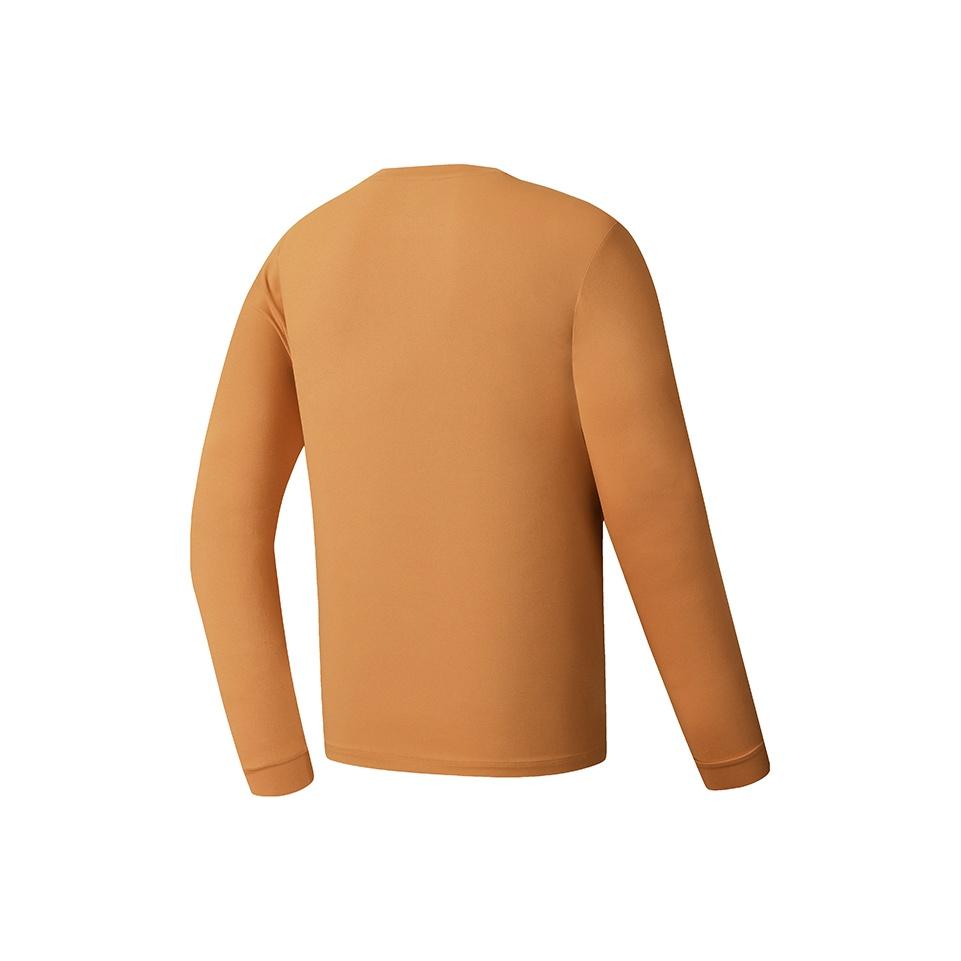 Fila Fitness Fashion Solid Color Simple Casual Sports Long Sleeve Round Neck T-Shirt Men Tops A11M541214FOR