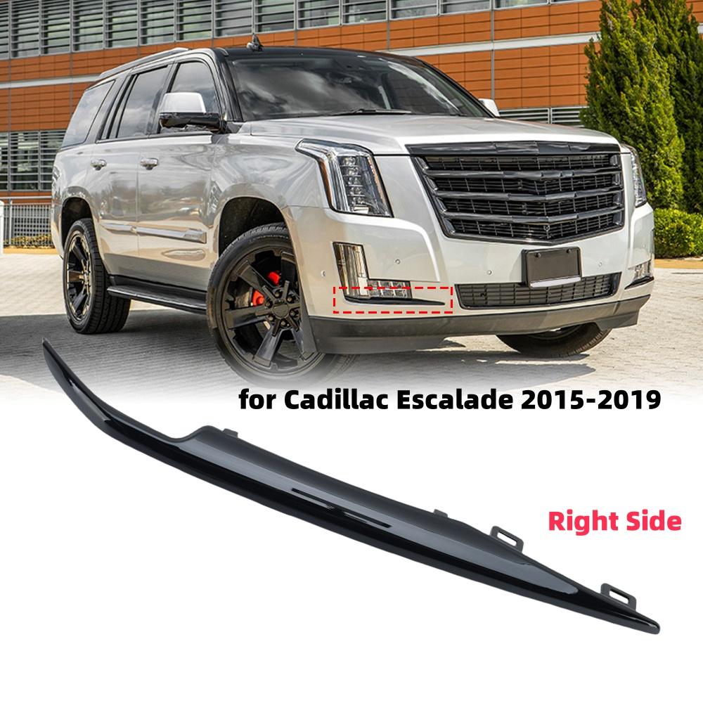 Stoßfänger vorne Nebelscheinwerfer-Zierleiste für Cadillac Escalade 2015-2019 ABS Passform Ersetzen Scheinwerfer Nebelscheinwerfer Augenbrauenleiste Autozubehör
