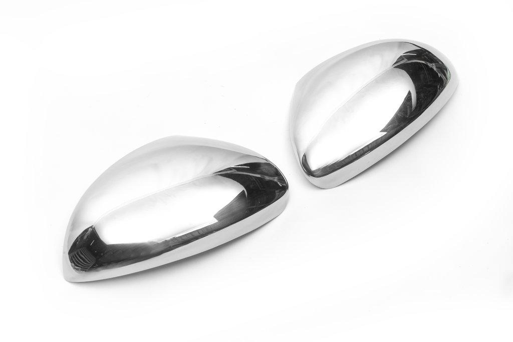 Covers Are Not Mirrors (2 Pcs, Stainless Steel) OmsaLine - Italian Stainless Steel for Skoda Yeti 2009-2017