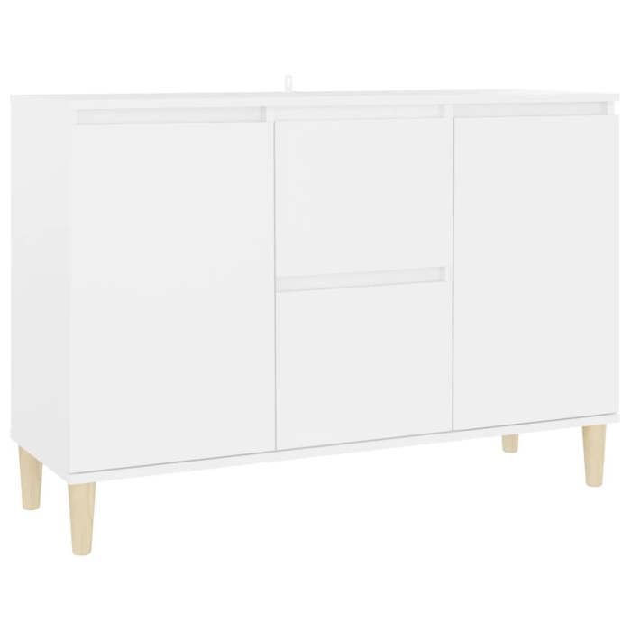 VidaXL Buffet blanc 101x35x70 cm bois d'ingénierie 806103