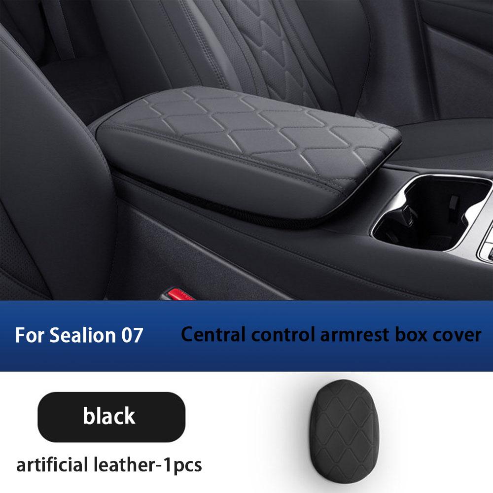 For BYD Sea Lion 07 EV Center Console Armrest Box Leather Cover Car Interior Modified Protective Cover Accessories