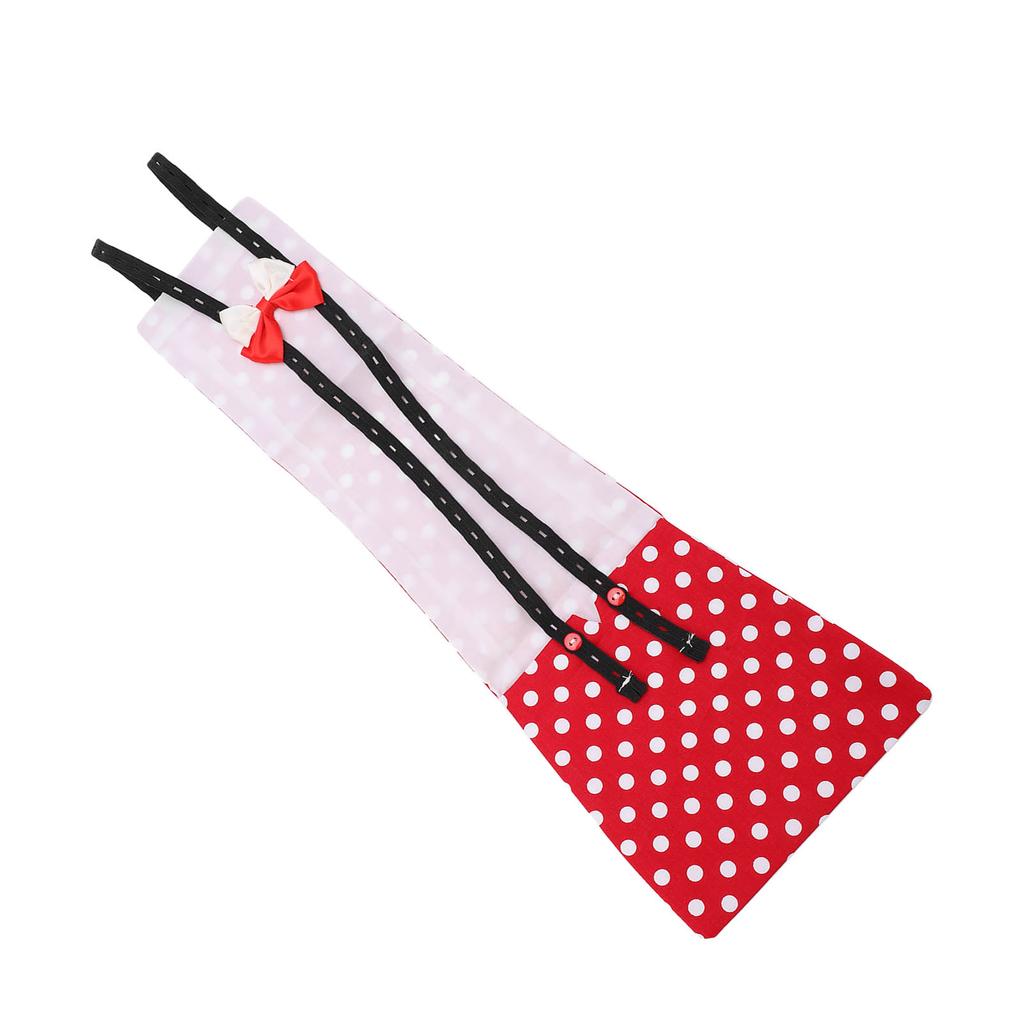 Chicken Diapers Adjustable Waterproof Washable and Reusable Diapers for Chickens and DucksRed and