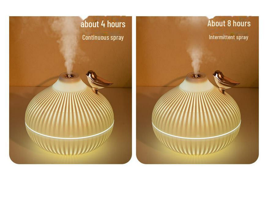 Romantický dvoubarevný zvlhčovač nočního světla - Creative Silent Air hydratační sprej pro domácnost a kancelář