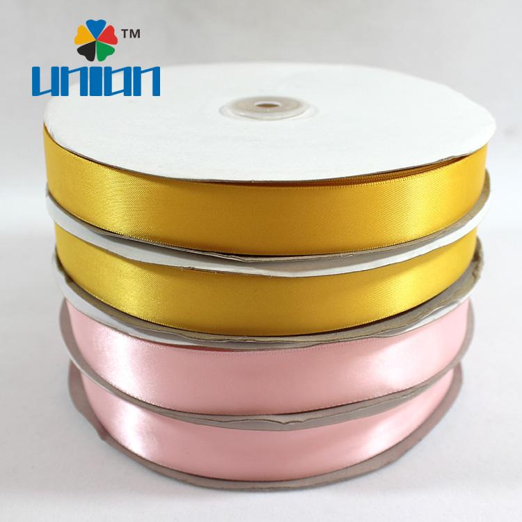 Custom 1 Inch Double Sided Satin Ribbon 25mm for Wedding Decoration