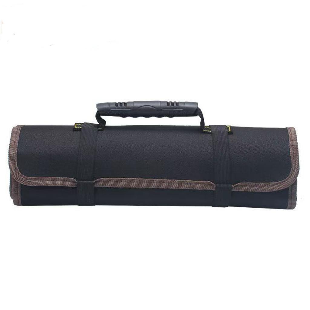 Multifunction Roller Tool Bags Oxford Canvas Practical Handles Bags Chisel Electrician Carrying Toolkit Instrument Package Case.
