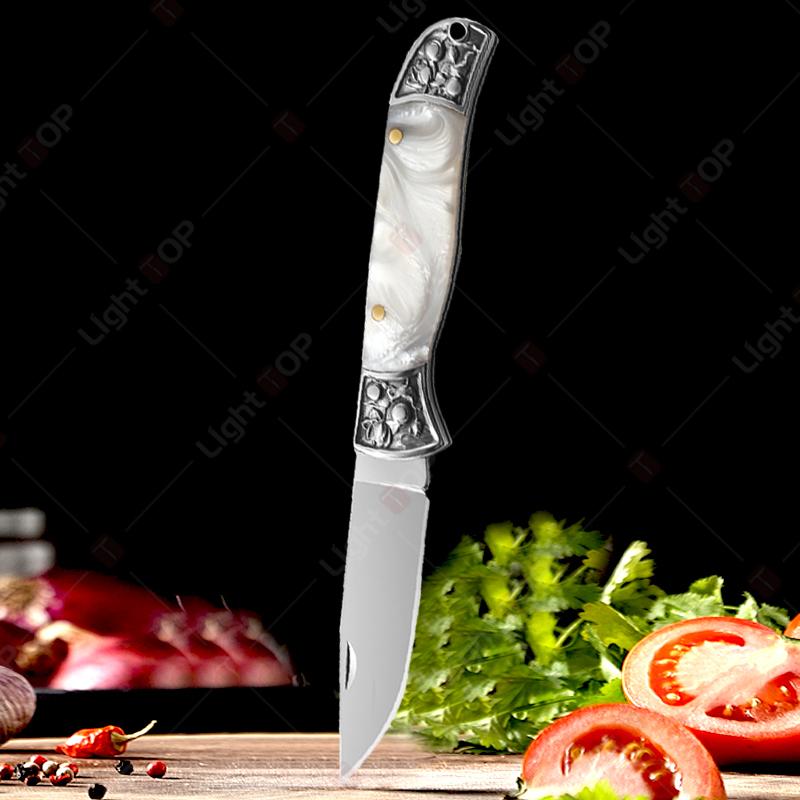 Nerezový zavírací nůž Sekáček na maso Krájení ovoce Krájecí nůž Přenosný kapesní nůž Řeznický nůž Kuchyňské příslušenství