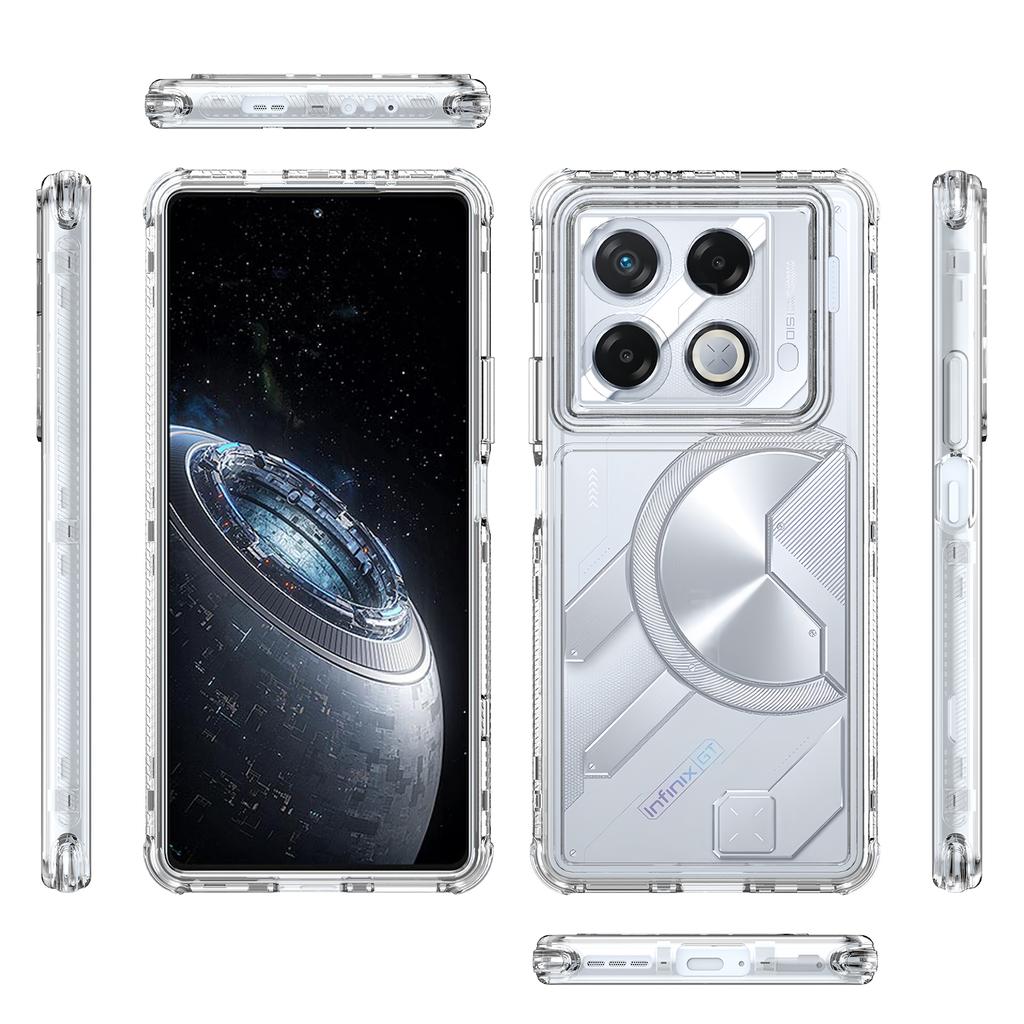 Dla Infinix Note 40/GT 20 Pro 5G Etui Odporne na Zarysowania Akrylowe TPU Przezroczyste Etui na Telefon