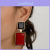 Earrings Minimalist Resin With Geometric Design For Women Fashion Summer