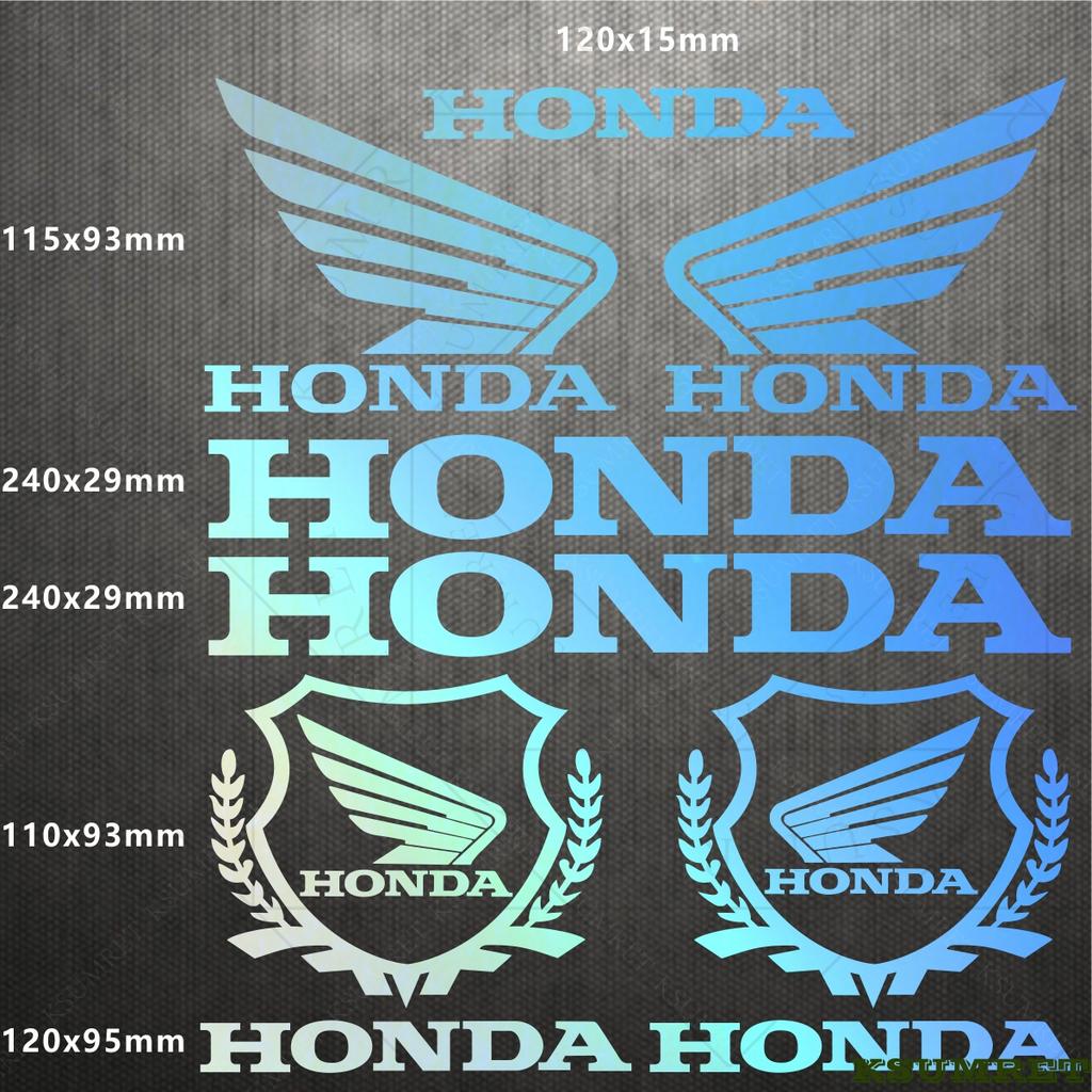 pzsh2 For Honda Motorcycle Sticker Decal Tank Logo Waterproof