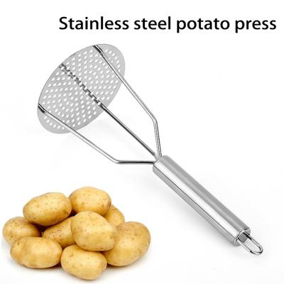 Utile facile da usare antiruggine ad alta durezza in acciaio inossidabile pressa per patate utensili da cucina schiacciapatate