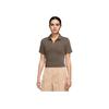 Sportswear Casual Series Fashion Versatile Short Sleeve T-Shirt Women Tops Brown DV7885-214