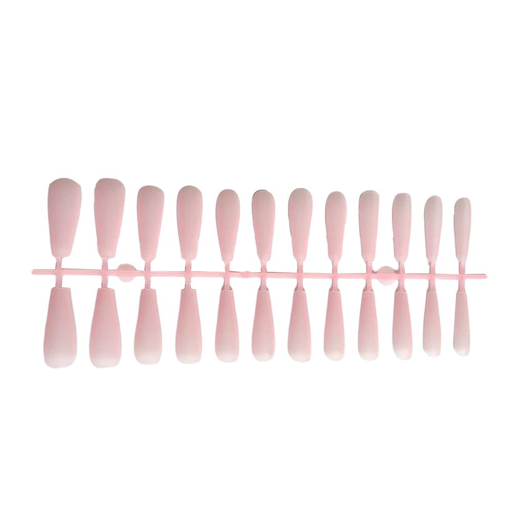 Girls Matte False Nails Reusable Manicure Tools Full Cover Patch Extension Decorations Women Artificial Fingernails