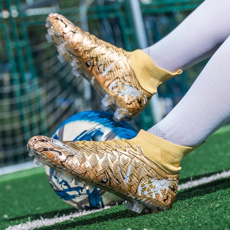 New Professional Unisex Soccer Boots Anti-Skid Football Shoes Outside Drop Shipping Futsal Match Training Sport Athletic Shoes