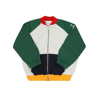 Bobo Shoes Bobo Choice Color Block Zip Up Kids Jacket B225ac052