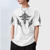 T-shirt da uomo grafica oversize a maniche corte Y2K Vintage Streetwear T-shirt Gothic Vestibilità estiva