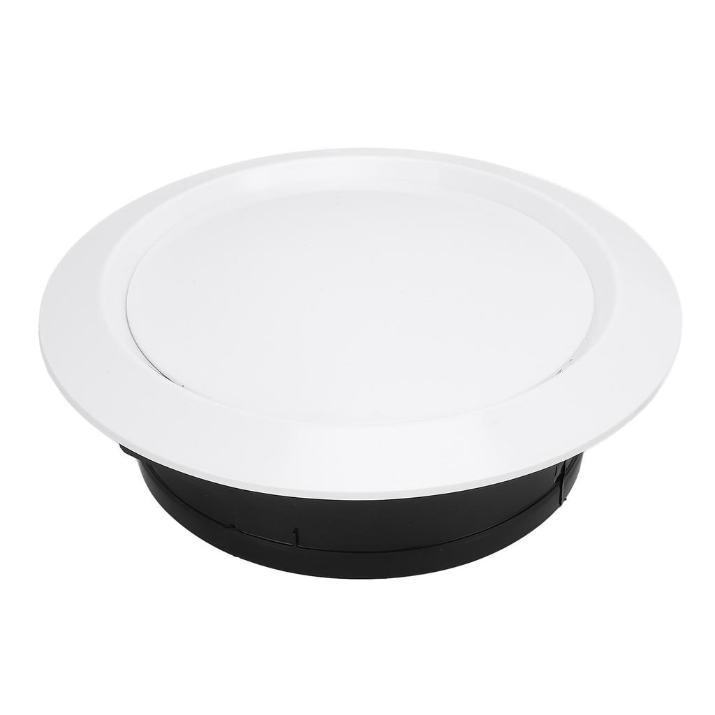 8 Inch Round Vent Cover White Plastic Adjustable Airflow Wall Ceiling Mount 200mm Air Vent for