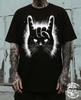Funny Rock and Roll Black Cat T-Shirt