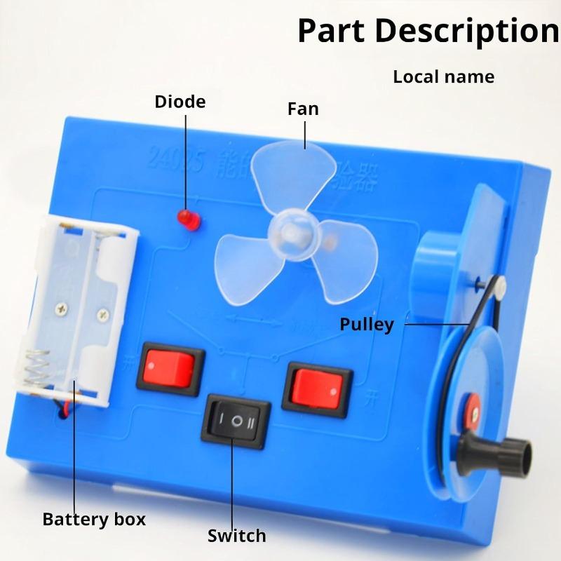 Educational Science Tool Mechanical to Thermal Energy Converter for Physics Experiments Hands on Learning Device Set Physics Experiment Set