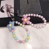 Flower Pendant Hanging Cord Mobile Phone Chain Beads Phone Chain Phone Lanyard Cellphone Strap