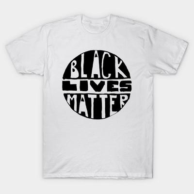 Camiseta feminina Black Lives Matter Harajuku estampa Kawaii camiseta verão manga curta camiseta feminina top camiseta