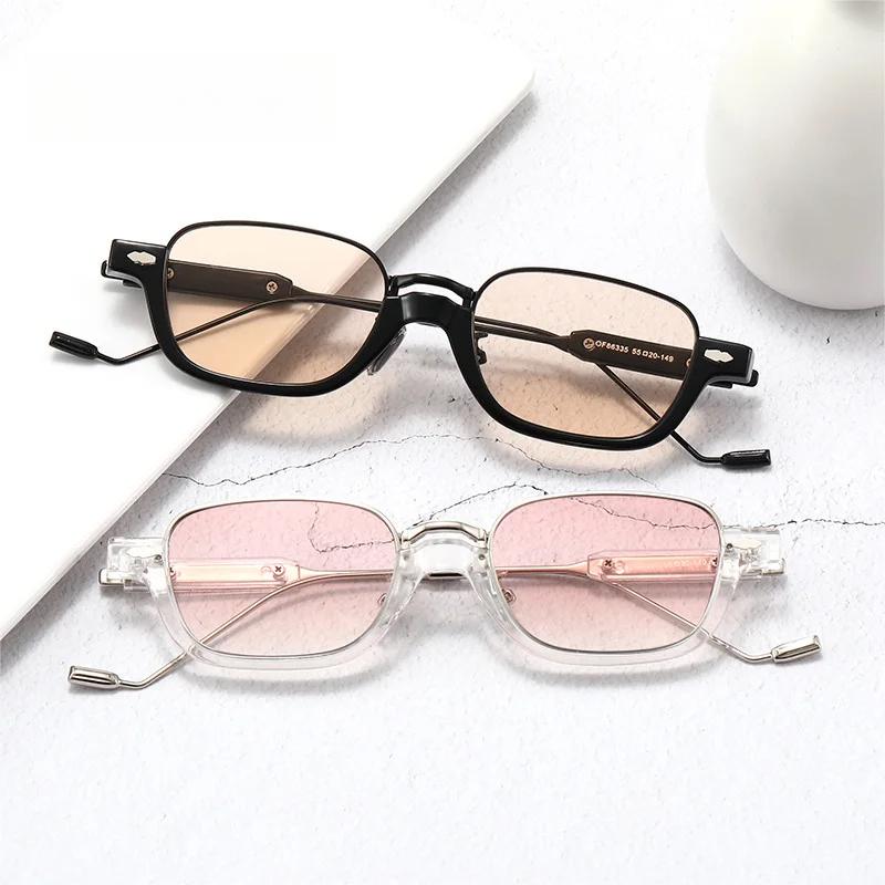 Rectangle Women Sunglasses Vintage Clear Lens Eyewear Men Optical Eyeglasses Frame UV400 Lentes   Feminino