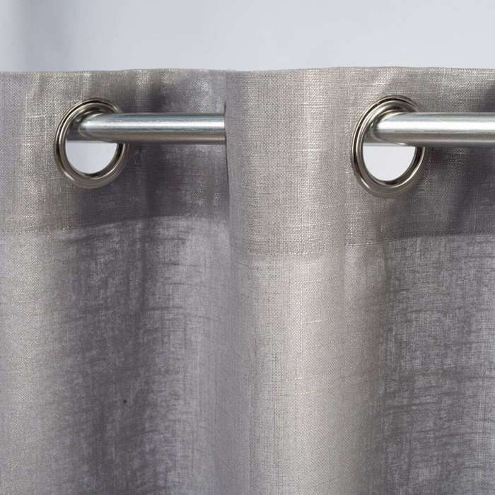 Grey Iridescent Curtain 140x250